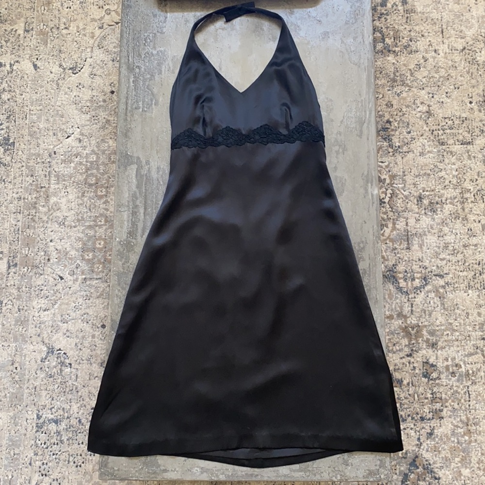Black Silk Dress